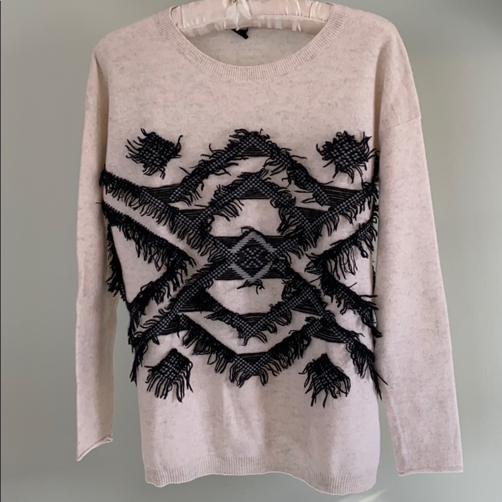 Aqua 100% cashmere sweater